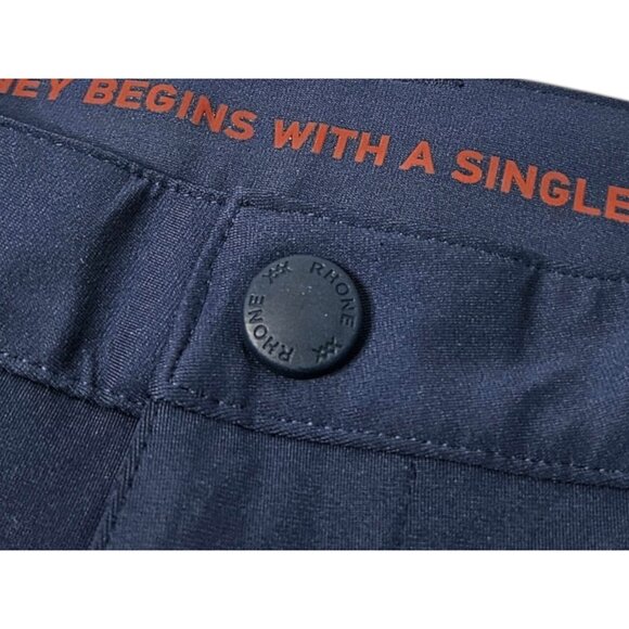 Rhone Commuter Pants Navy Blue Men's 32 Actual Performance Chino Golf Athleisure - Picture 5 of 14